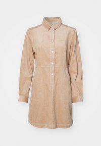 TESSA MINI DRESS - Vestito casual - dark camel