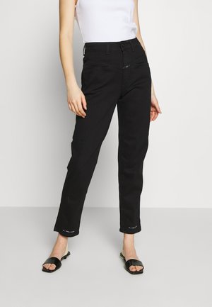 PEDAL PUSHER - Relaxed fit jeans - black