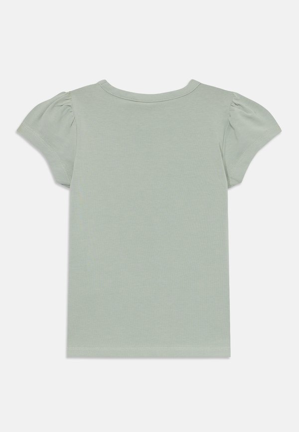 NMFMARIA GABBY - Print T-shirt - aqua gray2