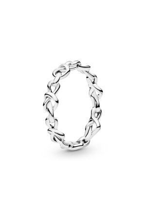 KNOTTED HEARTS - Ring - silver coloured