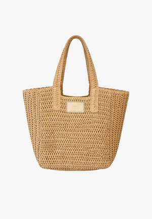Nekane, SHOPPER DE RAFIA - CAMEL - Bolso de mano - camel