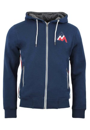 Felpa con zip - dark blue
