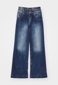 WIDE LEG ALEXIS - Vaqueros boyfriend - indigo