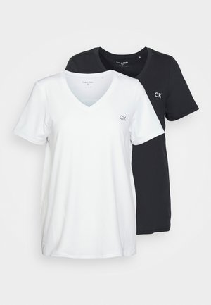 TECH TEE 2 PACK - Basic T-shirt - black/white