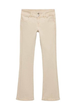 TEEN TAILLE BASSE - Flared jeans - beige