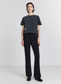 Calliope EFFETTO SLAVATO - T-shirt basic - grigio scuro