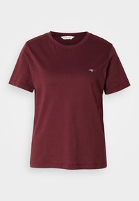 SHIELD - T-shirt basic - plum wine