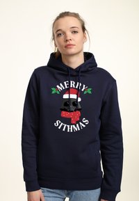 Star Wars STAR WARS CLASSIC MERRY SITHMAS - Jersey con capucha - navy blue