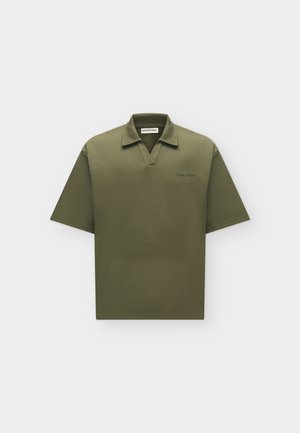 Redefined Rebel, RREDDIE TEE BOXY FIT - поло - army