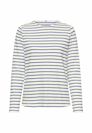 LANGARM - T-shirt à manches longues - indigo blue  milk white