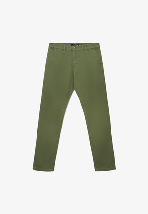 Terranova, PANTALONE LUNGO TINTA UNITA - Chino - green