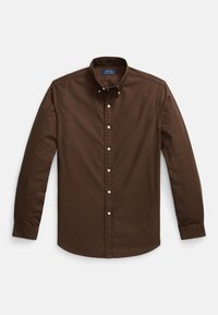 CUSTOM FIT GARMENT-DYED OXFORD SHIRT - Cămașă - nutmeg brown