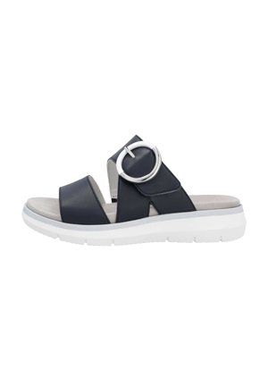 Heeled mules - blau