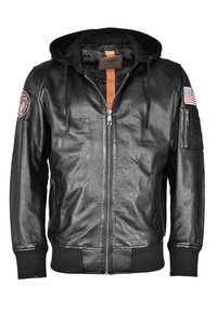 TOP GUN - Lederjacke - black Thumbnail-Bild 1