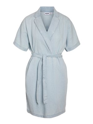 Noisy May, Denim NMOREGON MINI - Farmerruha - light blue denim