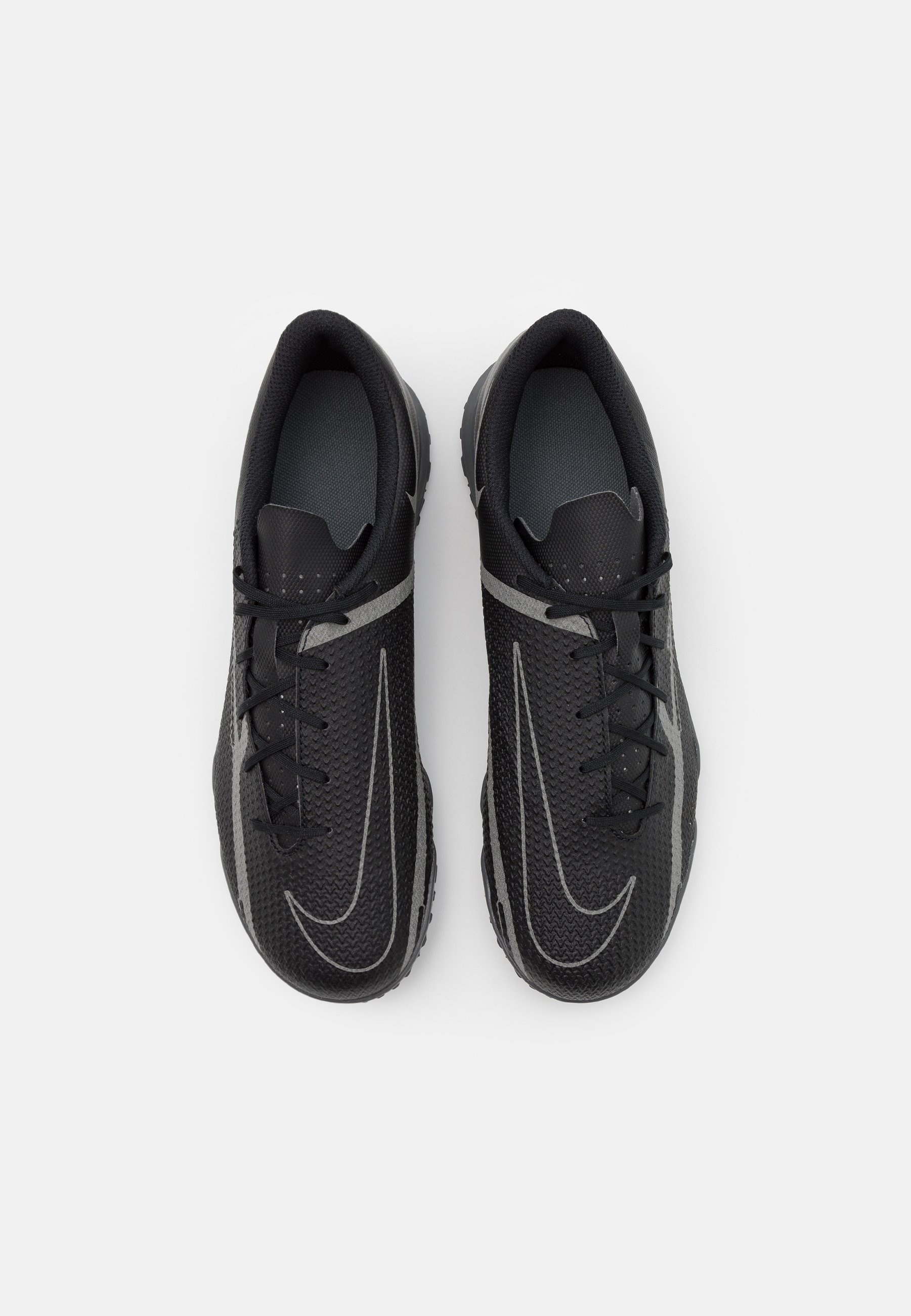 Nike Performance PHANTOM GT2 CLUB TF - Voetbalschoenen voor kunstgras -  black/iron grey/metallic bomber gry/Zwart - Zalando.nl
