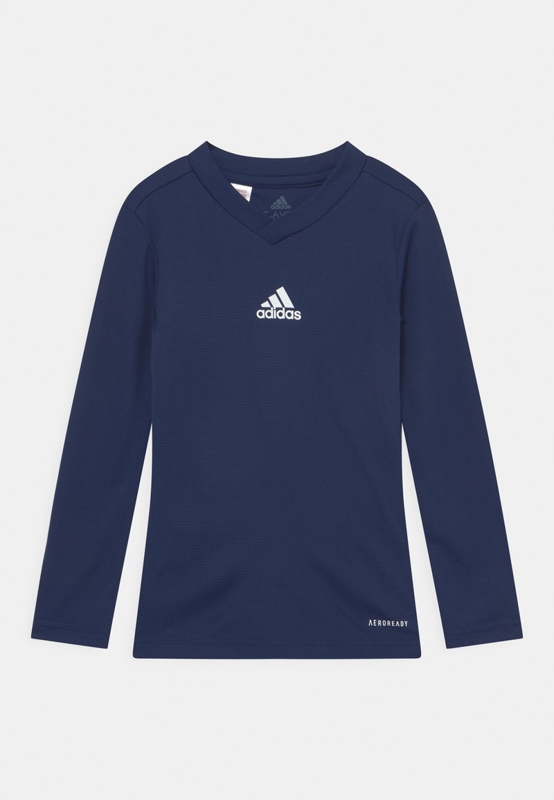 adidas Performance TEAM BASE UNISEX - Langærmet T-shirt - dark blue