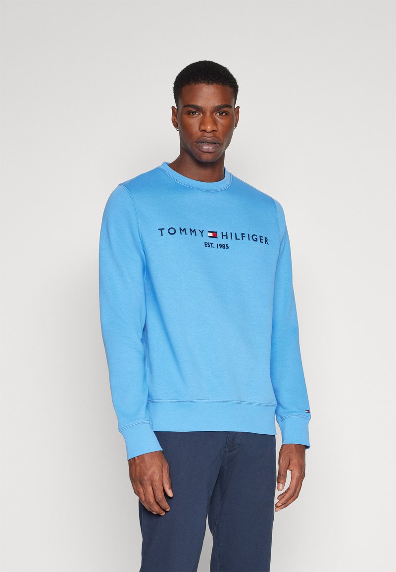 Tommy Hilfiger LOGO - Sportinis megztinis - blue spell