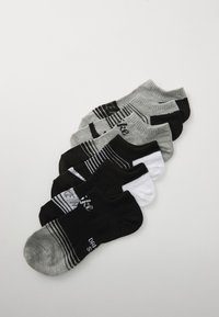 6 PACK - Sportzoknik - mottled grey/black/white