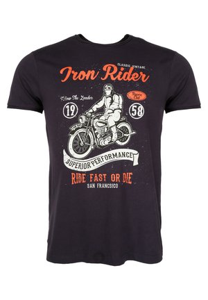 T-Shirt print - dark purple