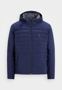 QUILTED HOODED JACKET - Õuejope - refined navy