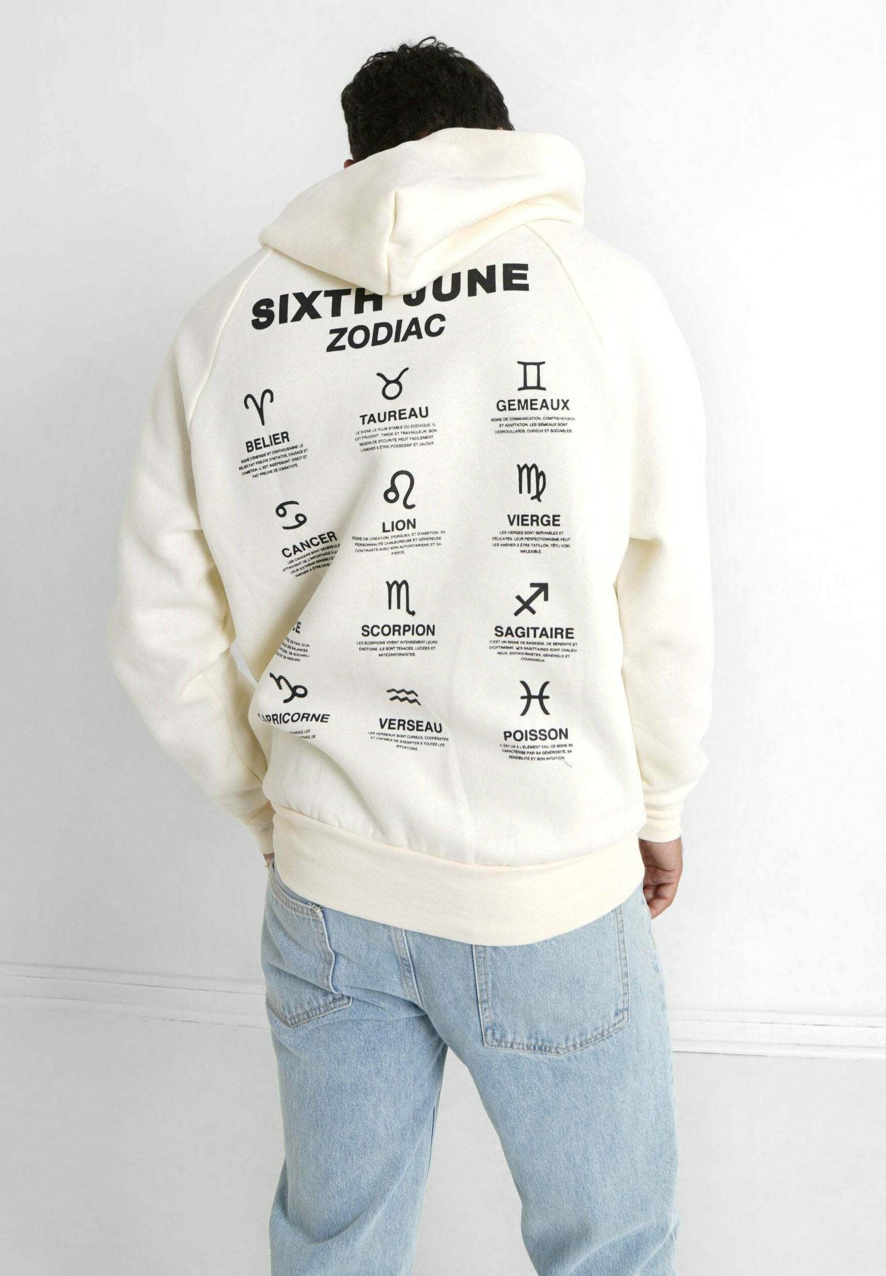 Sixth June ZODIAC - Hoodie - light beige/beige - Zalando.de