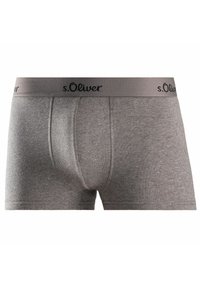 s.Oliver BASIC 3 PACK - Trunks - schwarz  grau melange  weiß