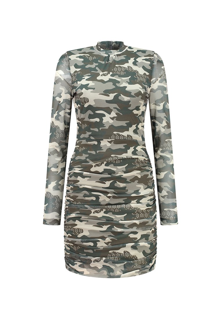 NIKKIE Jurk olijfgroen