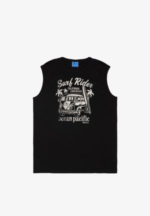 Ocean Pacific, OCEAN PACIFIC HERREN ÄRMELLOSES T-SHIRT NORMALE PASSFORM SHOREY - Top - black ecru