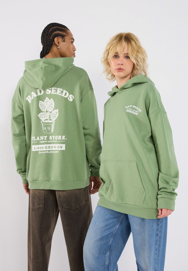 YOURTURN - UNISEX - Pulover s kapuco - hedge green, Povečajte