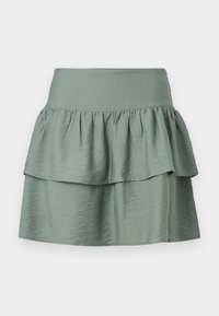 VMSUN FRILL SMOCK SHORT SKIRT - A-silueta svārki - laurel wreath