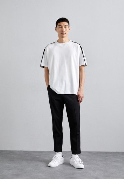 Missoni SHORT SLEEVE  - Μ πλουζάκι με στάμπα - white base/multi beige tones