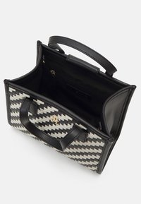Tommy Hilfiger CITY SMALL TOTE - Rokassoma - black/calico