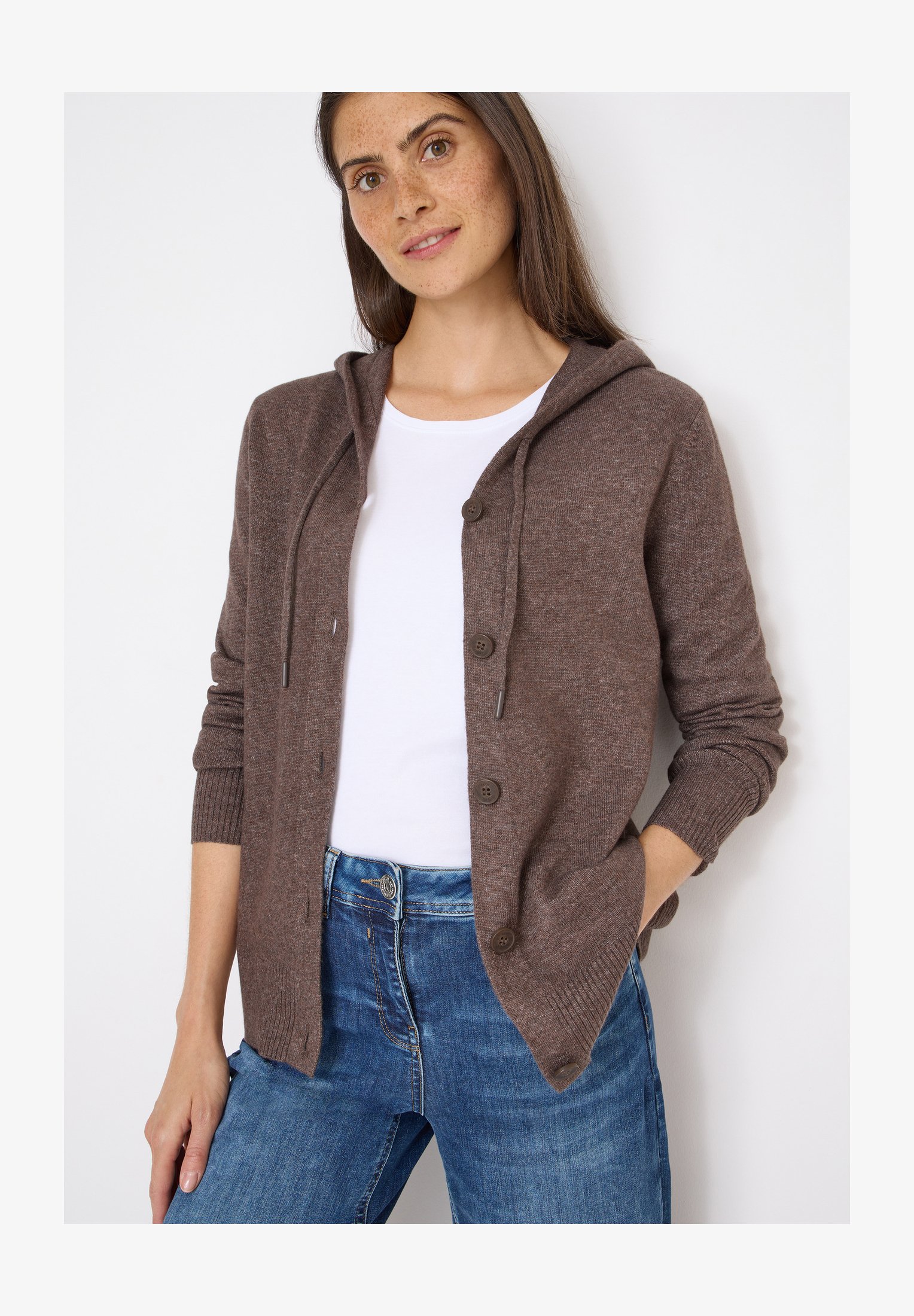 Cecil Cardigan Con Cappuccio E Cerniera – Felpa Giacca A Maglia Donna – Casual Chic – Taglie Regular