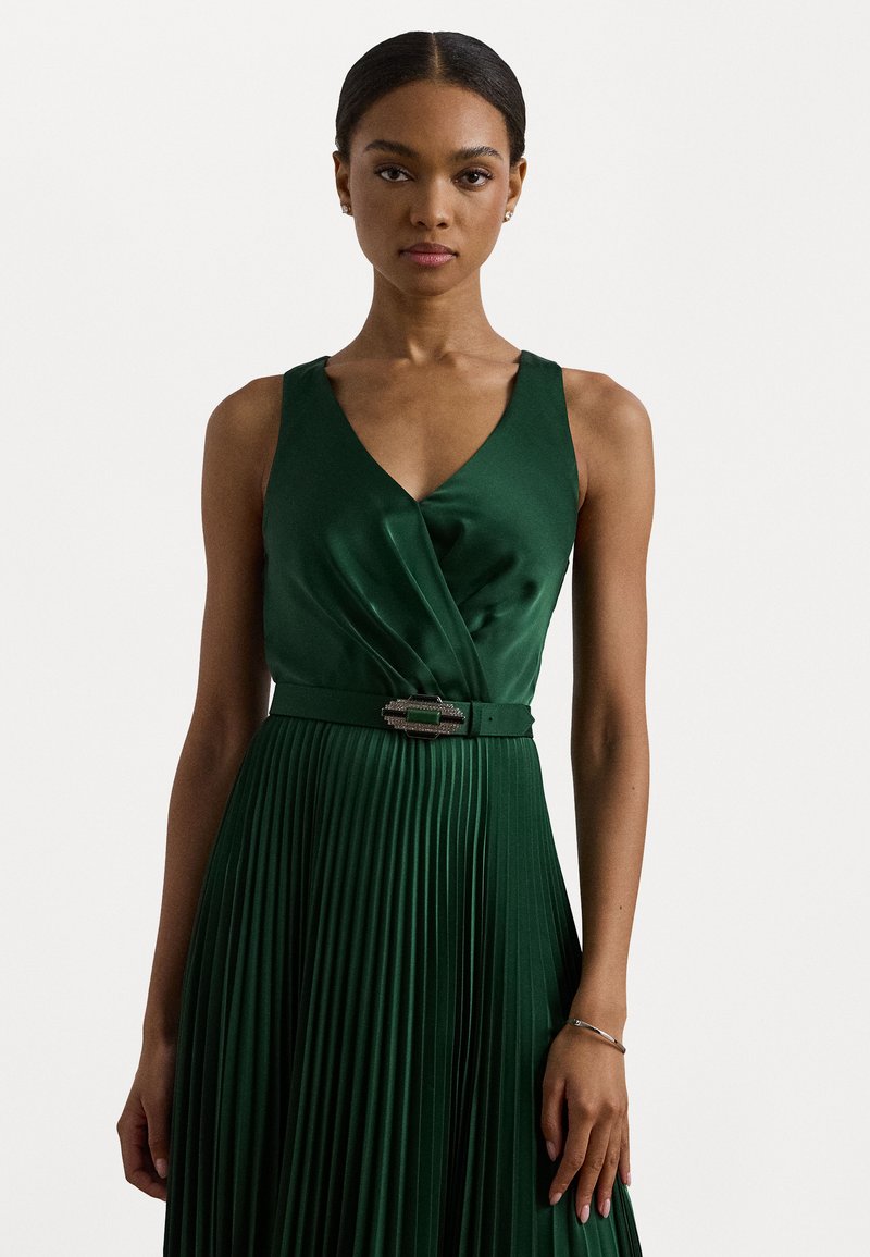 Chiffon H&m Abito Halter Plissettato Lauren Ralph Lauren BELTED