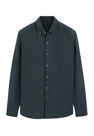 Massimo Dutti, Shirt - mottled dark blue