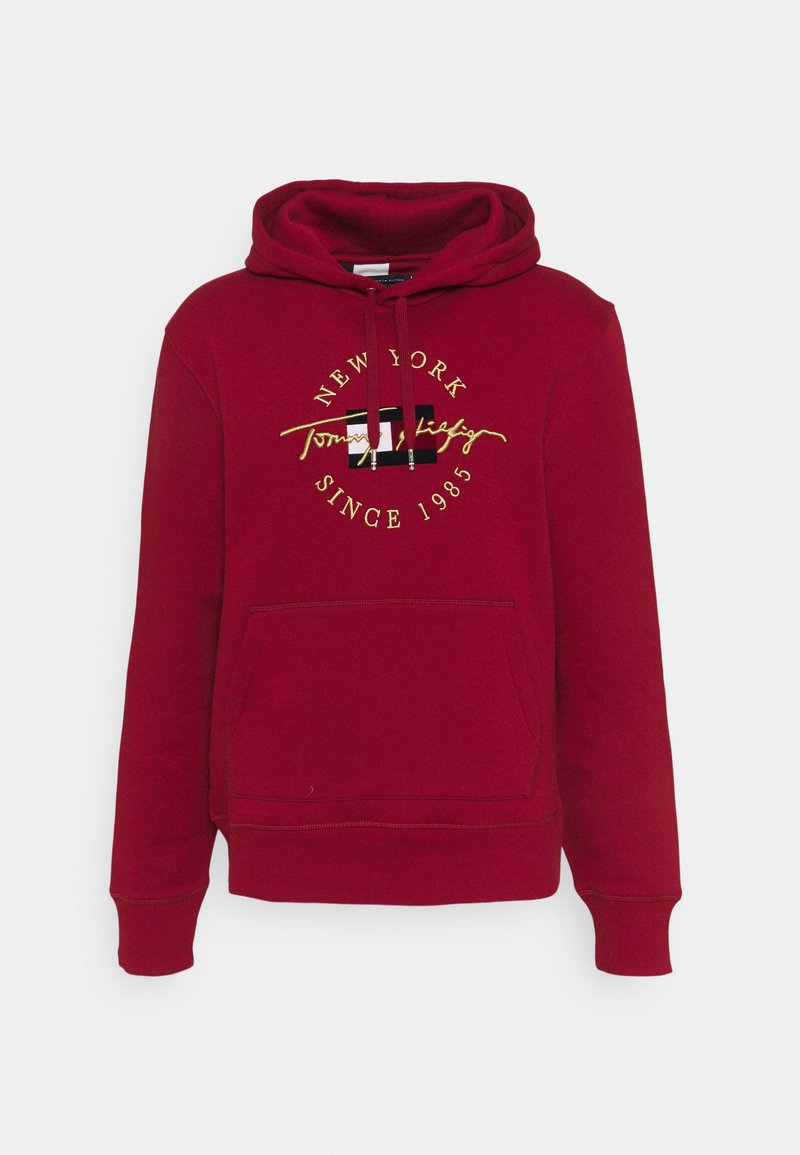 Tommy Hilfiger SEASONAL ICON HOODIE - Sweatshirt - regatta red/red -  Zalando.de