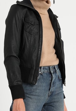 Goosecraft, Veste en cuir - black