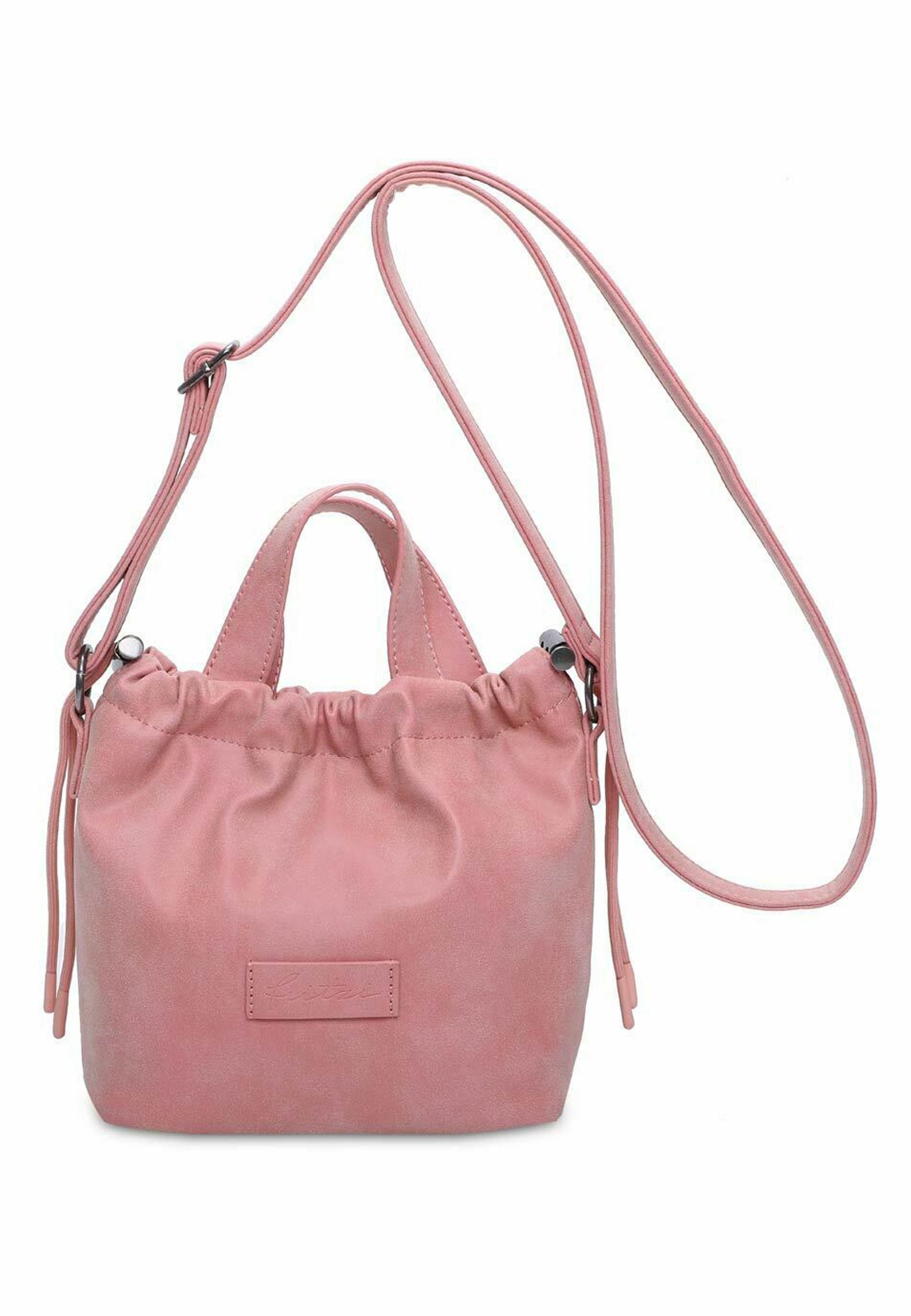 Sac Cabas à Bandoulière Fritzi Aus Preußen - Toile Imprimée Flower Fruity Rouge - Neuf Avec étiquettes