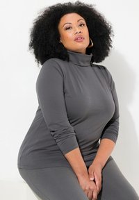 Ulla Popken ROLLKRAGEN - Longsleeve - graphite gray