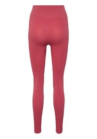 Hummel TIF SEAMLESS HIGH WAIST  - Leggings - mineral red