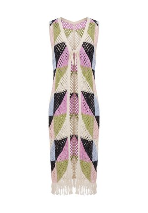 IZIA IZIA VEST - Smanicato - cream multicolor