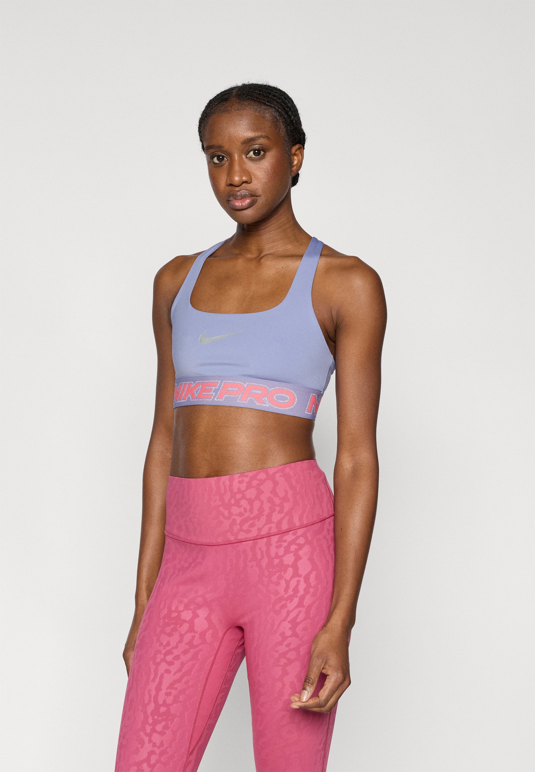 metallic nike sports bra