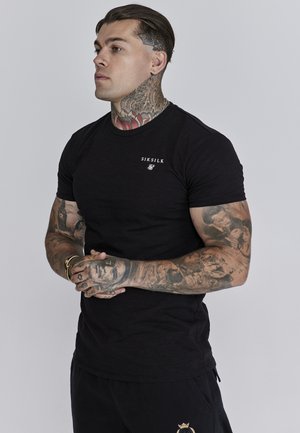 SIKSILK RELAXED FIT - T-shirt basic - black