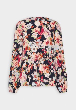 Vero Moda VMLUCIA PEPLUM - Bluza - navy blazer