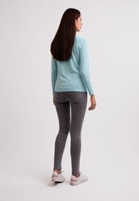 CASH-MERE Stickad tröja - reflexion hellgrün