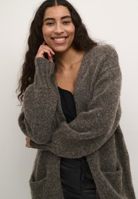 Kaffe TRINA - Gilet - major brown melange