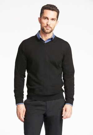 Strickpullover - black
