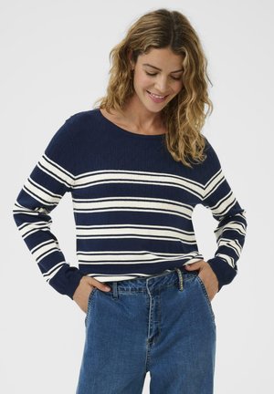 VILLEA PULLOVER  - Džemperis - navy blazer stripe