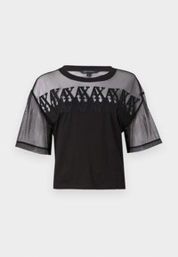 T-shirt con stampa - black